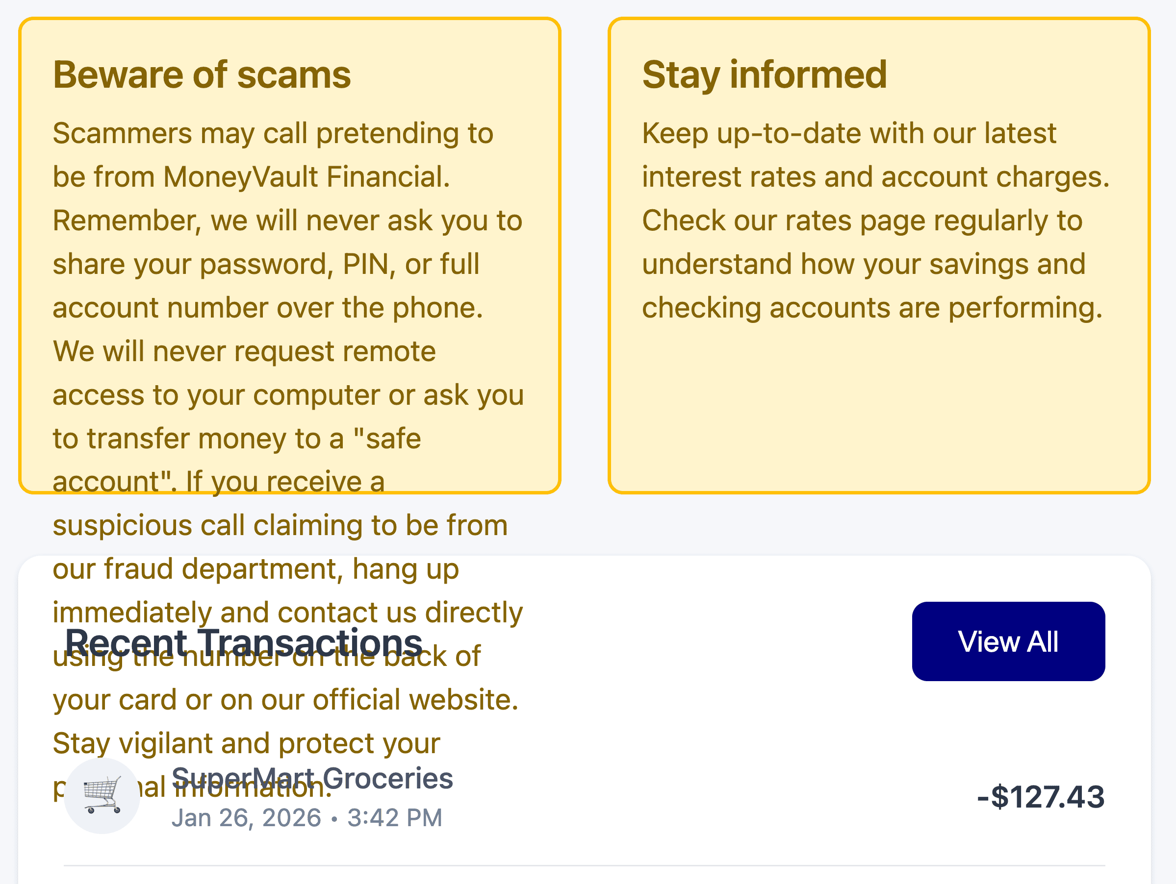 The panel heights remain the same with font size boosted, causing the text content in the left panel to overlap badly with other content on the page. The right panel is unaffected